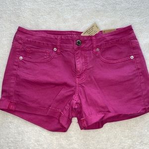 Hot pink American Eagle shorts